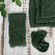 5 Pack | Olive Green Gauze Cheesecloth Boho Dinner Napkins | 24x19Inch