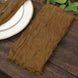5 Pack | Taupe Gauze Cheesecloth Boho Dinner Napkins | 24"x19"