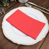 50 Pack | 2 Ply Soft Red Dinner Party Paper Napkins