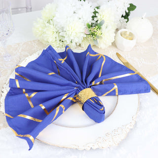 Enhance Your Table Decor with Royal Blue Dinner Napkins