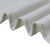 5 Pack | Silver Slubby Textured  Cloth Dinner Napkins, Wrinkle Resistant Linen | 20x20Inch