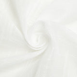 5 Pack | White Slubby Textured Cloth Dinner Napkins, Wrinkle Resistant Linen | 20x20Inch#whtbkgd