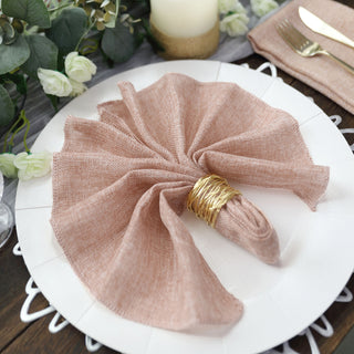 Add a Touch of Elegance to Your Event with Dusty Rose Dinner Napkins