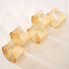 5 Pack | Metallic Gold Laser Cut Butterfly Napkin Rings, Paper Napkin Holders