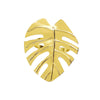 4 Pack | Leaf Design Metallic Gold Napkin Rings, Linen Napkin Holders With Gold Tropical Leaf Decor#whtbkgd