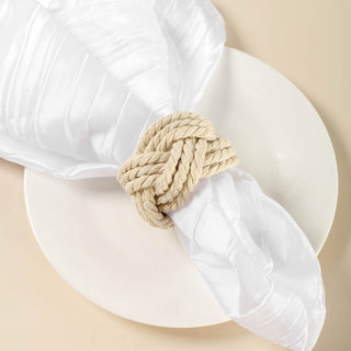 Handmade Braided Jute Napkin Holders for Any Occasion