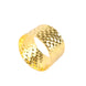 4 Pack | Shiny Gold Basket Weave Napkin Rings, Metallic Napkin Holders#whtbkgd