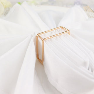 Add Glamour and Style to Your Table with Modern Geometric Cube Napkin Holders