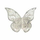 12 Pack | Metallic Gold Foil Laser Cut Butterfly Paper Napkin Rings, Chair Sash Bows#whtbkgd