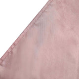 5 Pack | Dusty Rose Seamless Satin Cloth Dinner Napkins, Wrinkle Resistant