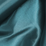5 Pack | Peacock Teal Seamless Satin Cloth Dinner Napkins, Wrinkle Resistant#whtbkgd