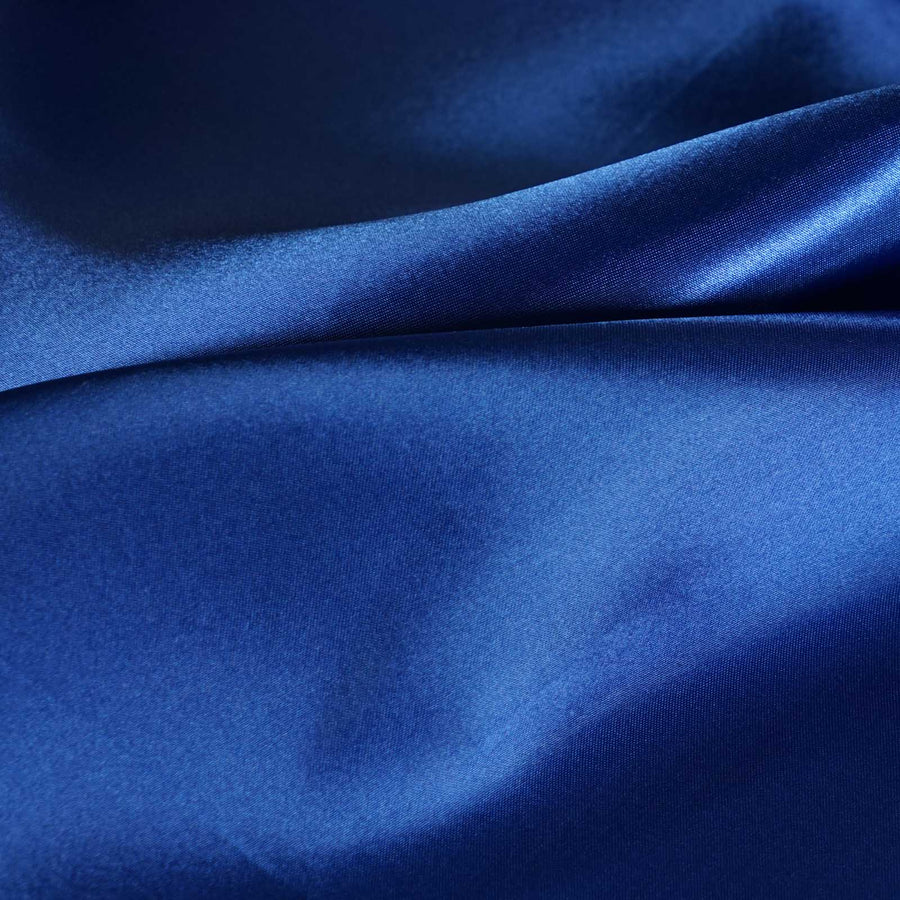 5 Pack | Royal Blue Seamless Satin Cloth Dinner Napkins, Wrinkle Resistant#whtbkgd