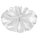 5 Pack | White Seamless Satin Cloth Dinner Napkins, Wrinkle Resistant