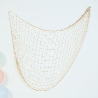 Natural Cotton Decorative Fish Net for Rustic Beach Decor