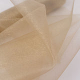 12inch x 10yd Natural Sheer Chiffon Fabric Bolt, DIY Voile Drapery Roll#whtbkgd