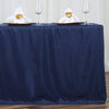 6FT Fitted NAVY BLUE Wholesale Polyester Table Cover Wedding Banquet Event Tablecloth