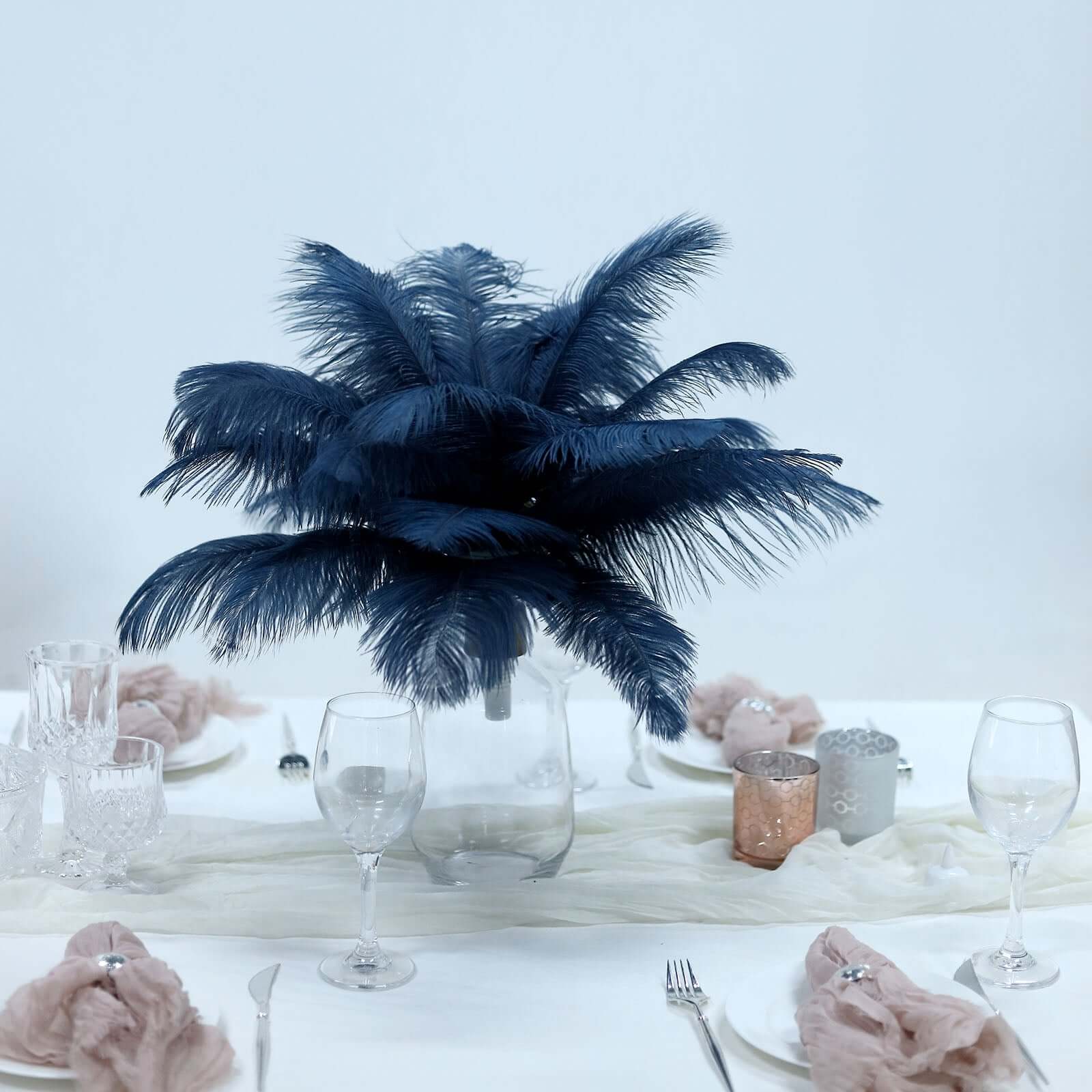 Navy sale ostrich feathers