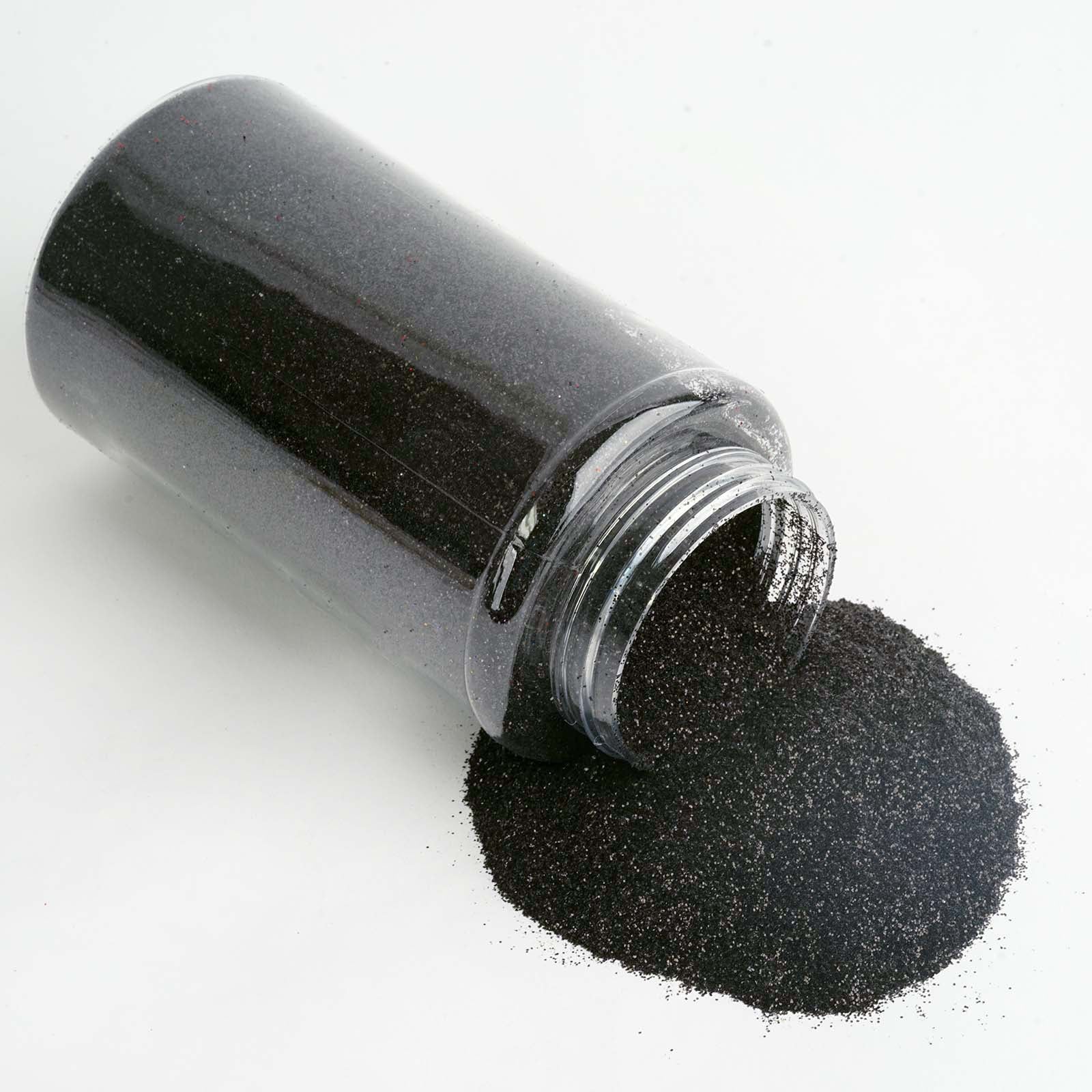 1 lb Bottle | Nontoxic Black DIY Arts and Crafts Extra Fine Glitter | by Tableclothsfactory