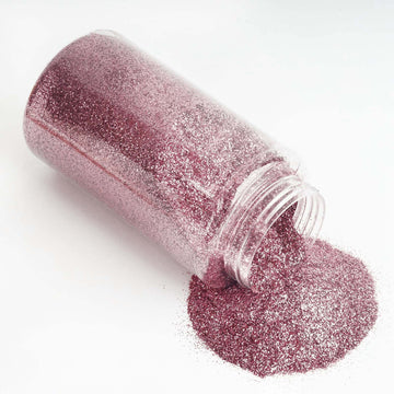 1 lb Bottle | Nontoxic Rose Gold DIY Arts and Crafts Extra Fine Glitter
