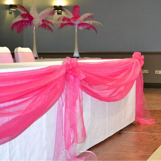 Create Picture-Perfect Moments with Pink Sheer Organza Fabric Bolt