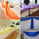 PURPLE Crystal Sheer Organza Wedding Party Dress Fabric Bolt - 54