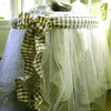 GOLD Crystal Sheer Organza Wedding Party Dress Fabric Bolt - 54