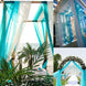 ROYAL BLUE Crystal Sheer Organza Wedding Party Dress Fabric Bolt - 54