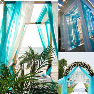 Create Stunning Event Decor with Royal Blue Sheer Organza Fabric