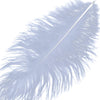 12 Pack | 13-15inch Dusty Blue Natural Plume Real Ostrich Feathers, DIY Centerpiece Fillers#whtbkgd