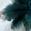 12 Pack | 13-15inch Peacock Teal Natural Plume Real Ostrich Feathers, DIY Centerpiece Fillers