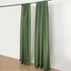 2 Pack Olive Green Polyester Event Curtain Drapes, 10ftx8ft Backdrop Event Panels With Rod Pockets