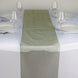 14" x 108" Olive Green Organza Runner For Table Top Wedding Catering Party Decoration#whtbkgd