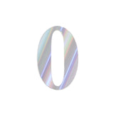 4 Pack - 5" Iridescent Number Stickers Banner, Customizable Stick on Numbers - 0#whtbkgd#whtbkgd