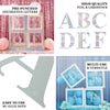 4 Pack - 5" Iridescent Alphabet Stickers Banner, Customizable Stick on Letters - R