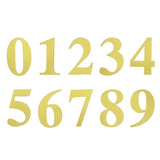 4 Pack - 5" Metallic Gold Number Stickers Banner, Customizable Stick on Gold Numbers - 2