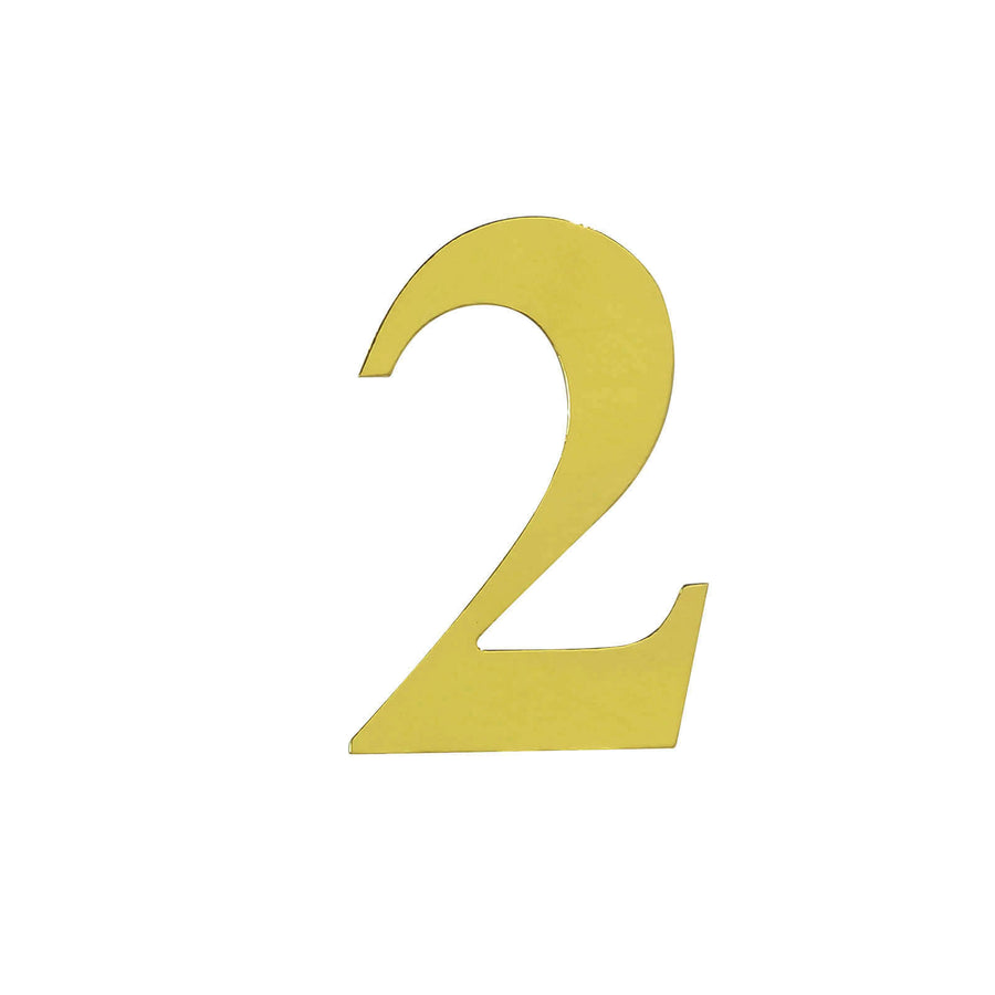4 Pack - 5" Metallic Gold Number Stickers Banner, Customizable Stick on Gold Numbers - 2#whtbkgd#whtbkgd