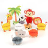 3D Jungle Safari Animal Honeycomb Set, Baby Shower Party Table Decor Tissue Centerpieces#whtbkgd