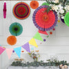 20Pcs Colorful Hanging Fiesta Themed Party Decorations Set