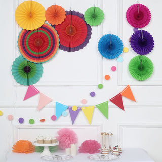 Vibrant and Colorful Hanging Fiesta Themed Party Decorations Set