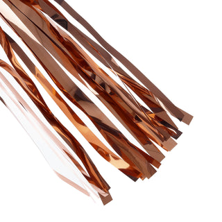 Enhance Your Event Decor with the 7.5ft Long Rose Gold Hanging Foil Tassel Garland