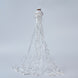 5 Pack | White Handheld Surprise Paper Streamers, Confetti Popper for Wedding Send Off