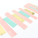 Gold, Blush & Turquoise Confetti-Like Paper Party Garland Streamer, Hanging Backdrop Decoration