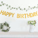 Gold Glittered Happy Birthday Paper Hanging Garland Banner Party Decor