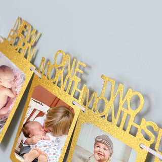 Create Lasting Memories: 12 Month Milestone 1st Birthday Party Photo Backdrop Hanging Banner