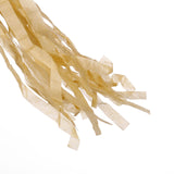 12 Pack | Pre-Tied Champagne Paper Fringe Tassels With Garland String, Hanging Streamer Banner