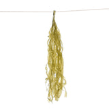12 Pack | Pre-Tied Gold Paper Fringe Tassels With Garland String, Hanging Streamer Banner
