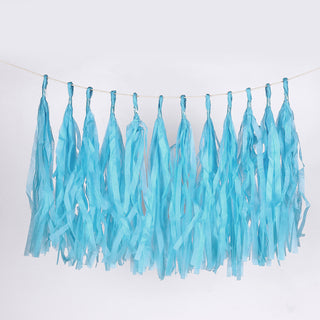 Turquoise Tassel Garland: The Perfect Decorative Accent for Any Occasion