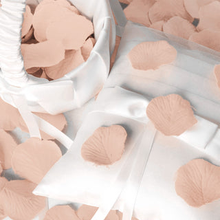 Add a Touch of Elegance with Peach Silk Rose Petals