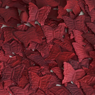 Make a Statement with Burgundy Silk Butterfly Confetti