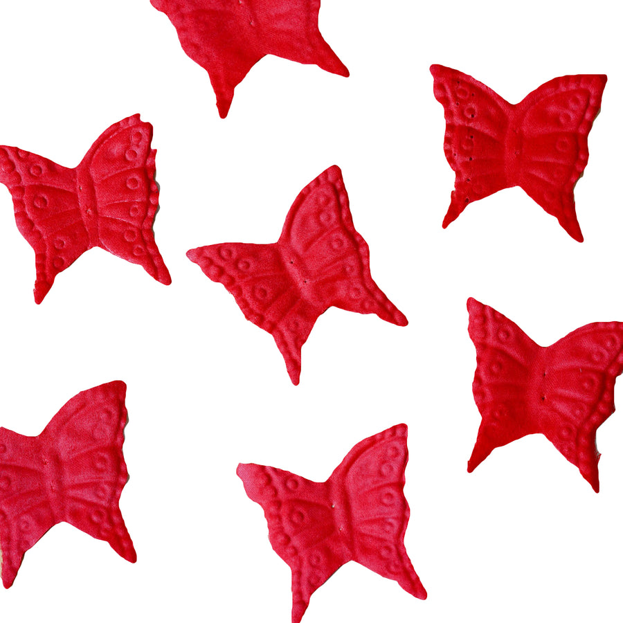 500 Pack | Red Silk Butterfly Confetti Party Table Scatters